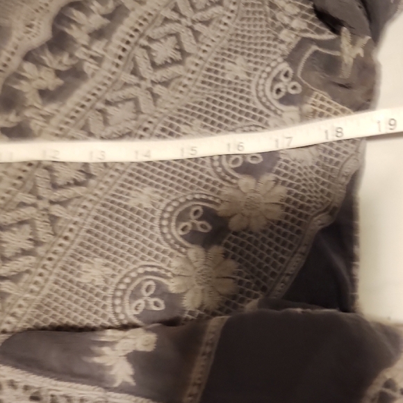 Johnny Was Gray Embroidered Tunic Dress - Picture 5 of 10